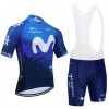 Cykeltøj + Cykelshorts 2024 Movistar Team Blå